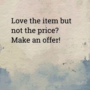 All reasonable offers accepted!